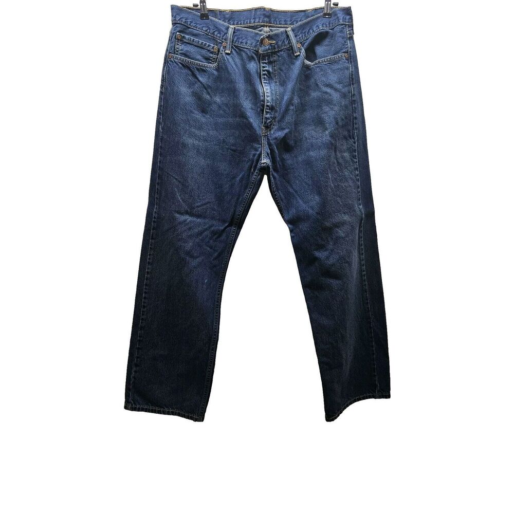 LEVI'S Jeans Mens Blue Medium Wash Straight Leg 505 Denim Pants 38